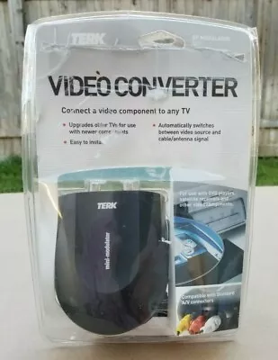 Terk Mini RF Modulator Compact Switch TV Audiovox Video Converter - NEW! • $13.99