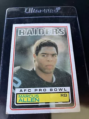 1983 Topps Football 294 Marcus Allen RC Rookie Card VG • $2.25