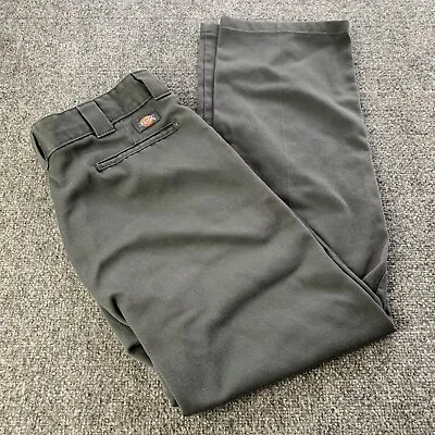 Dickies Mens 874 Original Fit Chino Work Pants Gray Size 36x32 (Actual 35x31) • $18.50
