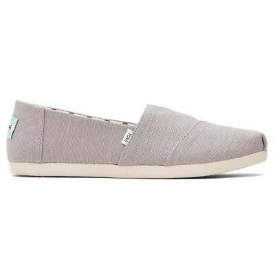 TOMS Alpargata Classic Slip On  Mens Grey Casual Shoes 10015912T • $32.85