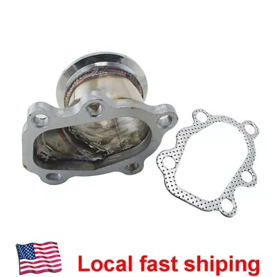 Turbo Down Pipe GT25 GT28 T25 T28 5 Bolt Flange To 2.5  Inch 63mm V Band Adapter • $27.95