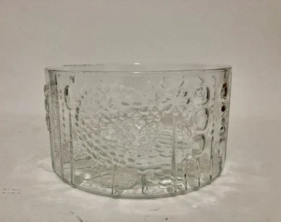 $23.99 • Buy Vintage OIVA TOIKKA NUUTAJARVI IITTALA Finland Crystal Glass FLORA Serving Bowl