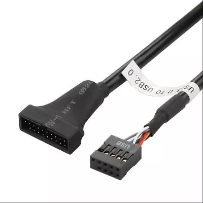 USB 3.0 20-pin Header Male To USB 2.0 9pin Female Adapter • £4.22