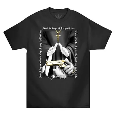 Mafioso Men's Baptism Short Sleeve T Shirt Black Hip-Hop Crew Tee Clothing Ap... • $26.24