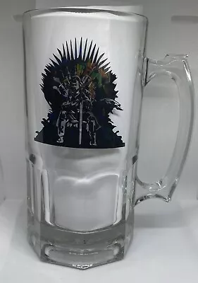 New 33.8 Oz Beer Mug Game Of Thrones Dragon And King Chair • £14.48