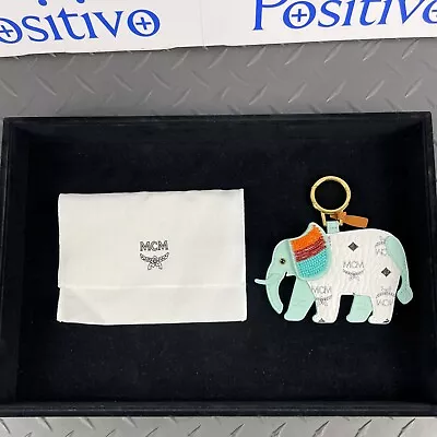 MCM Unisex Zoo 2D Elephant Visetos Keychain Accessories New • $149