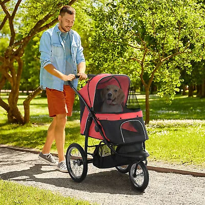 PawHut Foldable Pet Stroller For Small And Medium Dogs • $149.99