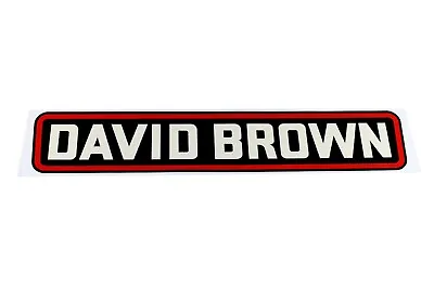 David Brown Decal Sta-Dri Cab 770 880 990 Red/black/white (41354) • £12.68