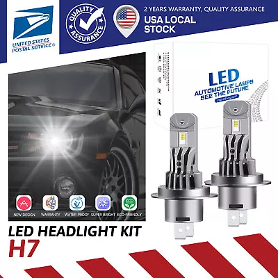 H7 LED Headlight Bulb Kit High Low Beam 120W 22000LM Bright White For BMW 320i • $22.69