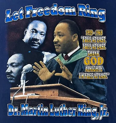 Vintage Dr Martin Luther King Jr.  “Let Freedom Ring” T Shirt SZ XL • $100