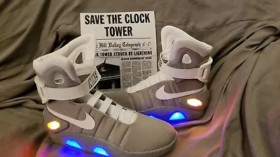 Back To The Future Shoes Air Mags Size 10 Prop Costume • $299.99