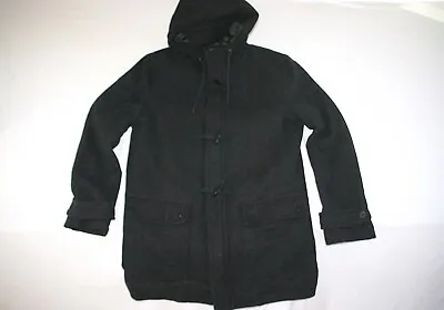 Marc Ecko Wool Blend 3/4 Length Coat Hooded Men L Insulated  • $29.95