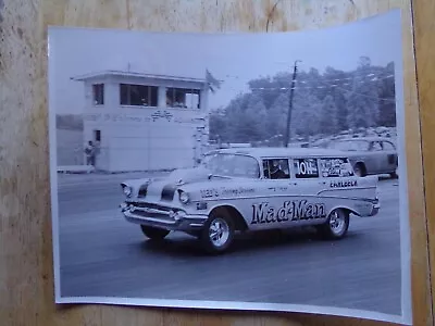  1960s Drag Racing-Larry Kopp's 1957 Chevy F/MP  MAD-MAN'-Cecil County Dragway • $9.99