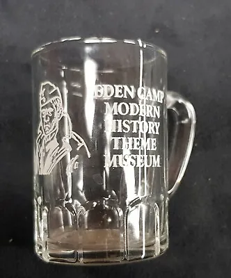 Mini Glass Tankard Souvenir Eden Camp North Yorkshire POW Museum War Memorabilia • £5