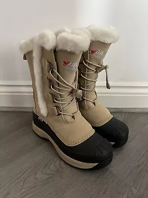 £49.99 • Buy Baffin Chloe Beige Snow Boots Waterproof Insulated Super Warm - Size UK 7 - VGC