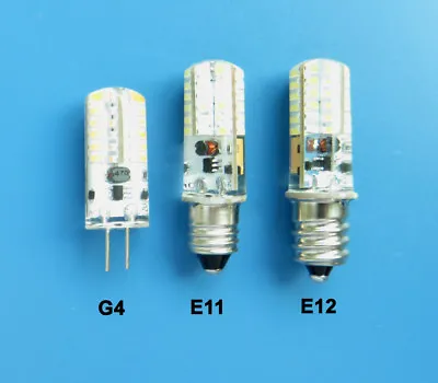 G4/E11/E12 Candelabra LED Bulb 2W 48LED 3014SMD AC/DC 12V Silicone Light Lamp #1 • $2.29