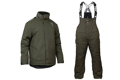 Fox Carp Winter Suit NEW Fishing Thermal Suit *All Sizes* Jacket / Bib And Brace • £144.49