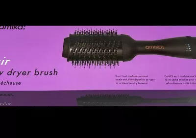 Amika 🟪  Hair Blow-Dryer Brush 🟪 2 In 1 🟪 NIB 🟪 • $37