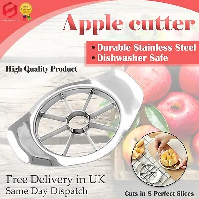 £3.15 • Buy Apple Cutter Slicer Wedger Divider Fruits Corer Stainless Steel Blade Handy Tool