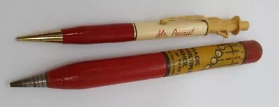 Vintage Lot Pencils Planters 1950s Mr. Peanut Pencil  & Magic Multiplying Pencil • $14.99