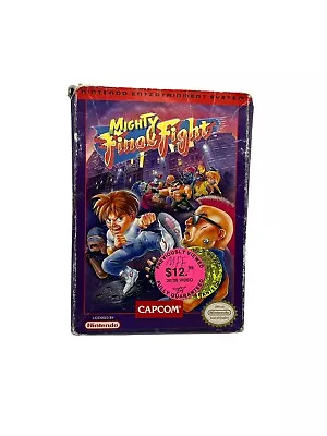 Mighty Final Fight RARE NINTENDO NES GAME Authentic Cartridge W/ Box & Sleeve • $1199