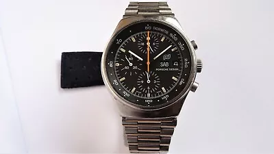 £2750 • Buy PORSCHE Desgin Orfina 7176 S Vintage Chronograph Automatic Pilot Racing Watch 