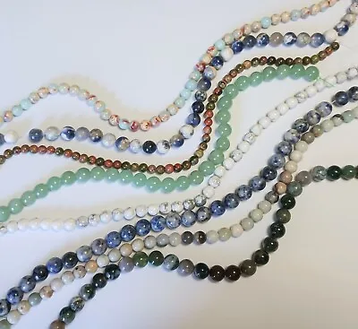 Authentic Gemstone Beads 6mm 8mm 10mm Discount Purchase Available Free Ship • $5