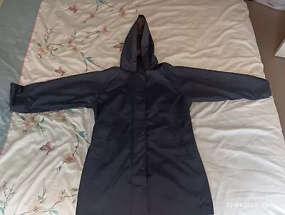 Jack Murphy Waterproof Jacket Coat  UK 12 Navy Tartan Lined Hooded.Heritage . • £32.99