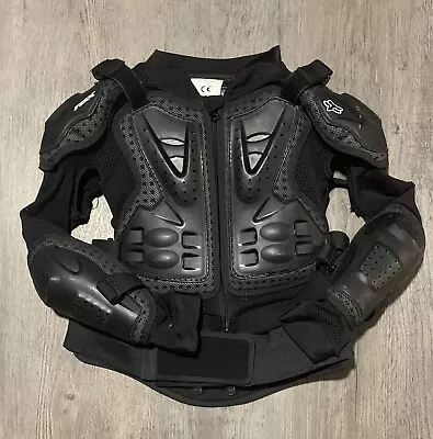 $29 • Buy Fox Racing YOUTH Titan Sport Jacket Motorcross Protective Gear Black