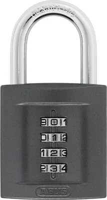 ABUS 4-Code 50mm Combination Die-Cast Security Padlock For Gates Sheds 158/50 • £18.99