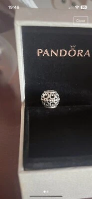 £4.20 • Buy Genuine Pandora Sterling Silver Studded Gem Charm