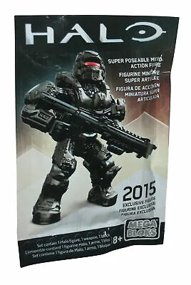  MEGA BLOKS HALO  2015 EXCLUSIVE SPARTAN FIGURE RED VISOR .new In Sealed Bag. • £12.99