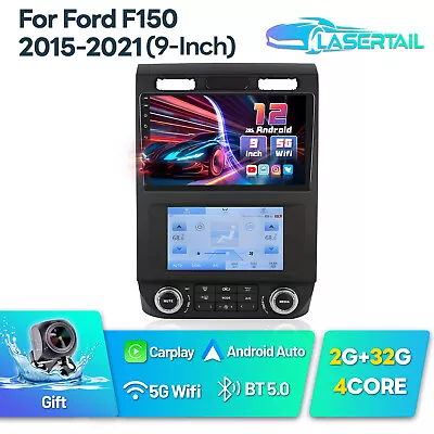 For Ford F150 2015-2021 Dual Screen 2+32G Car Radio Stereo Carplay Head Unit GPS • $412.93