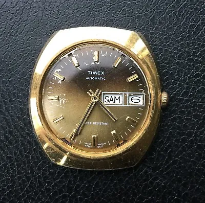 Timex Automatic 38 Mm Vintage Watch Doesn'T Works Calendar • $66.97