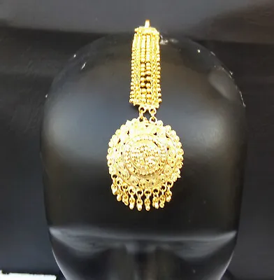 Ethnic Matha Patti South Indian Wedding Fashion Jewelry Forehead Manng Tikka  • $16.48