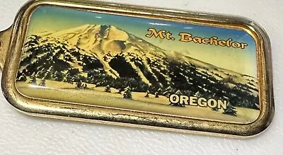 Vintage Mt Bachelor Oregon Mountain Strato Volcano Cascades Range Keychain • $12.99