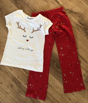 £6.50 • Buy Girls Rudolph Christmas Pyjamas.age 5-6 Years. From F&f. Tesco Bnwt New