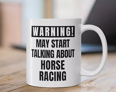 Horse Racing Mug Funny Horse Racing Gift 11 Oz Coffee Mug • £16.70
