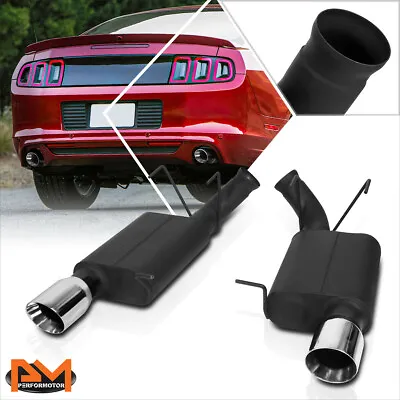 For 13-14 Ford Mustang 5.0L Double 3.75  Walled Tip Mufflers Axle-Back Exhaust • $163.89