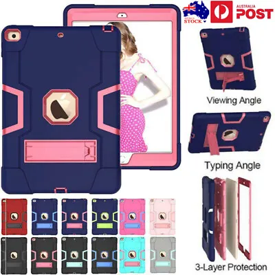 For IPad 5/6/7/8/9/10th Gen Mini Air Pro Kids Shockproof Heavy Duty Case Cover • $25.49