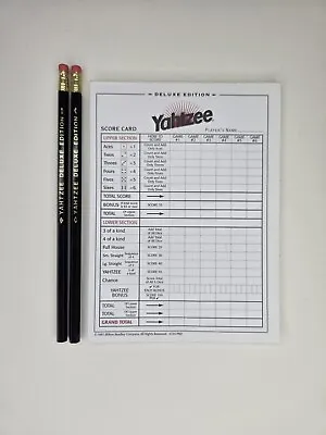 1997 Yahtzee Deluxe Edition Used Score Pad Replacement & Unused Pencils • $14.95