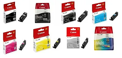 Canon PG-525 CL-526 BCMY +Gray MP Ink Cartridges For Pixma IP4850 MG5150 Lot • £13.99