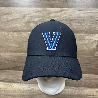 Villanova University New Era 39Thirty Cap Hat Black Stretch Medium/Large NCAA • $17