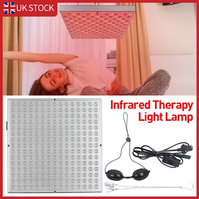 225Led Anti Aging Therapy Panel 660nm 850nm Near Infrared Therapy Light Panel UK • £27.29