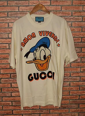 Gucci Amor Mens Cotton T-shirt Size 2XL • $210