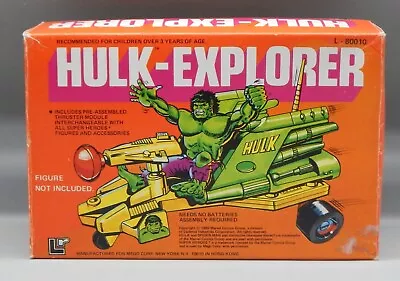 Vintage MEGO Lion Rock HULK EXPLORER Vehicle COMPLETE W/ BOX Micronauts MARVEL ! • $600