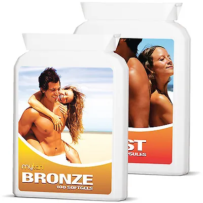 MyTan Bronze & MyTan Boost Ultimate Pack Sunless Tanning Pills And Boost Tablets • $59.95