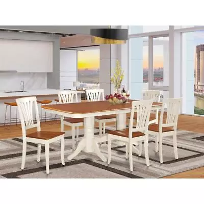 7  PC  Dining  Room  Set-Dining  Table  With  Leaf  And  6  Dining  Chairs • $850.84