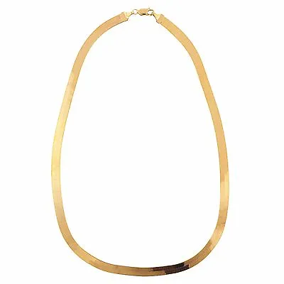 £266.82 • Buy Herringbone In 14k Solid Yellow Gold Chain