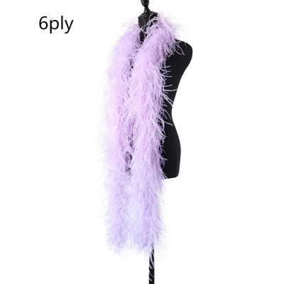 £68.24 • Buy Fluffy Ostrich Feather Boa 1.5m Customized Scarf White Shawl Plumeage Decoration